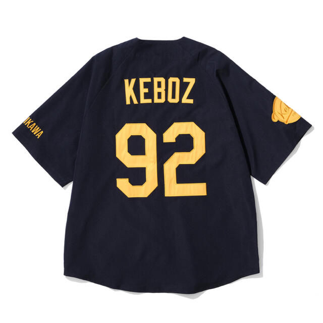 KEBOZ ベースボールシャツ NAVY (XL)の通販 by ムラマサ's shop KEBOZ ベースボールシャツ NAVY (XL)の通販 by ムラマサ's shop