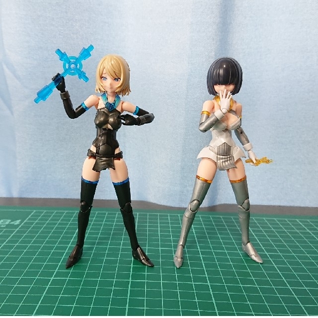 KOTOBUKIYA(コトブキヤ)のメガミデバイス エクスキューショナー ブライド＆エクソシスト ウィドウ セット エンタメ/ホビーのおもちゃ/ぬいぐるみ(模型/プラモデル)の商品写真