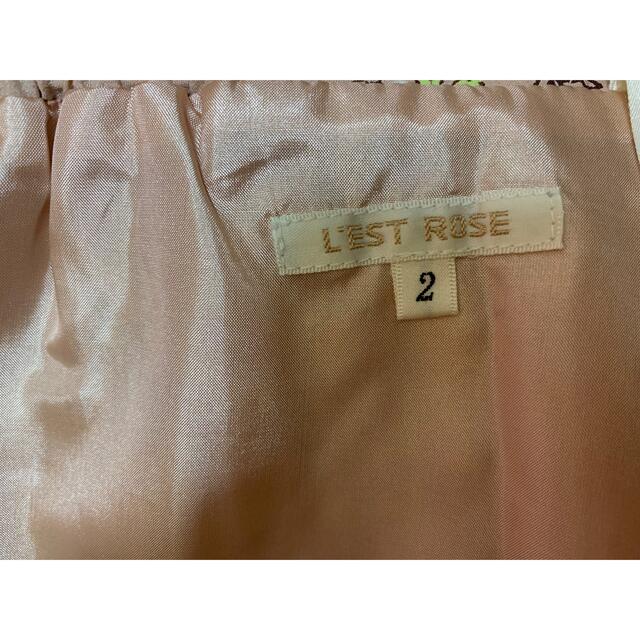 L'EST ROSE(レストローズ)のレストローズ　花柄スカート レディースのスカート(ひざ丈スカート)の商品写真
