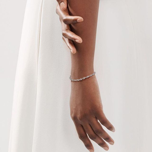 新作お得 Tiffany ハードウェア マイクロリンクブレスレット