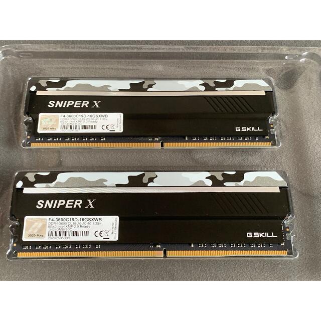 DDR4-3600 16GB（8GB×2）G.SKILL 1