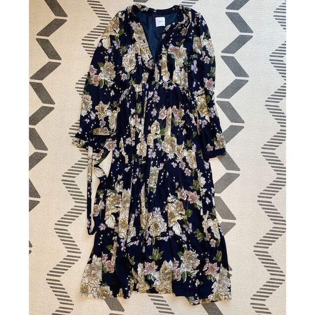 Ameri vintage / BLOSSOM PLEATS DRESS