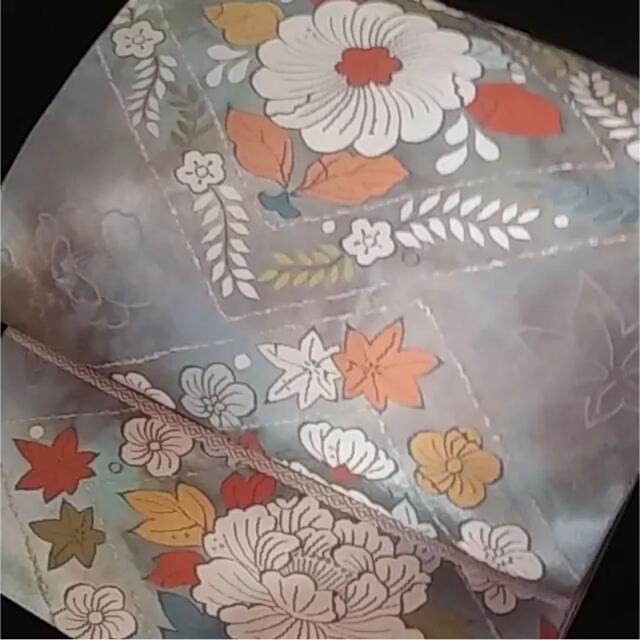 【専用品】❥豪華正絹六通袋帯　辻ヶ花【こはく錦】*★*優しい水色*★*