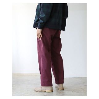 ビームス(BEAMS)の【BURGUNDY】BEAMS / 1プリーツ ワークトラウザーパンツ(その他)