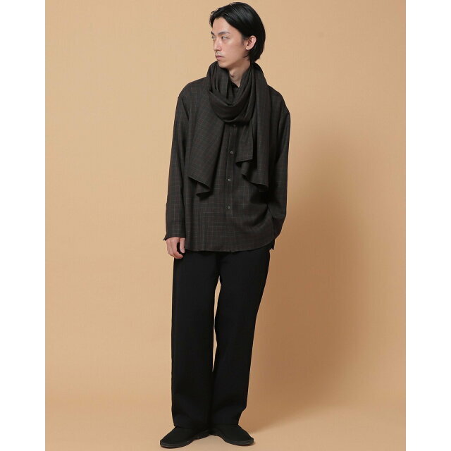 【BLACK】BEAMS / Easy Wool Pants