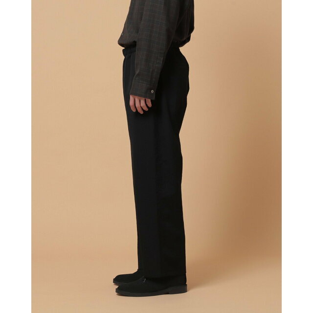 【BLACK】BEAMS / Easy Wool Pants