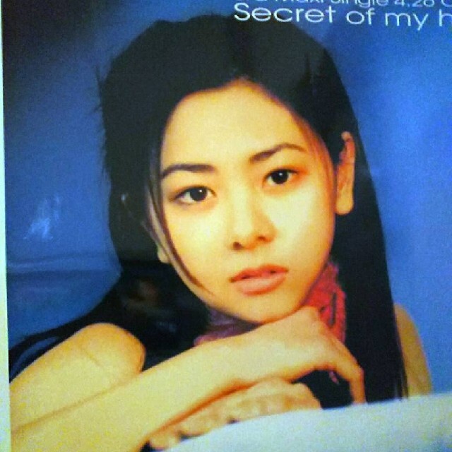 倉木麻衣シングルSecret of my heart告知ポスター非売品アジア 倉木麻衣シングルSecret of my heart告知ポスター非売品アジア