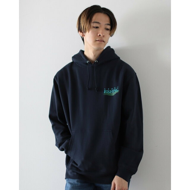 【NAVY】BEAMS / SPORT FISHING スウェット パーカ 1