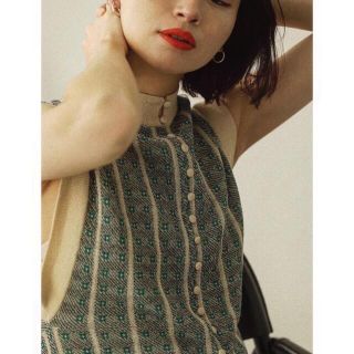 トゥデイフル(TODAYFUL)のtodayful ジャガードニットドレス 20/SS(ロングワンピース/マキシワンピース)