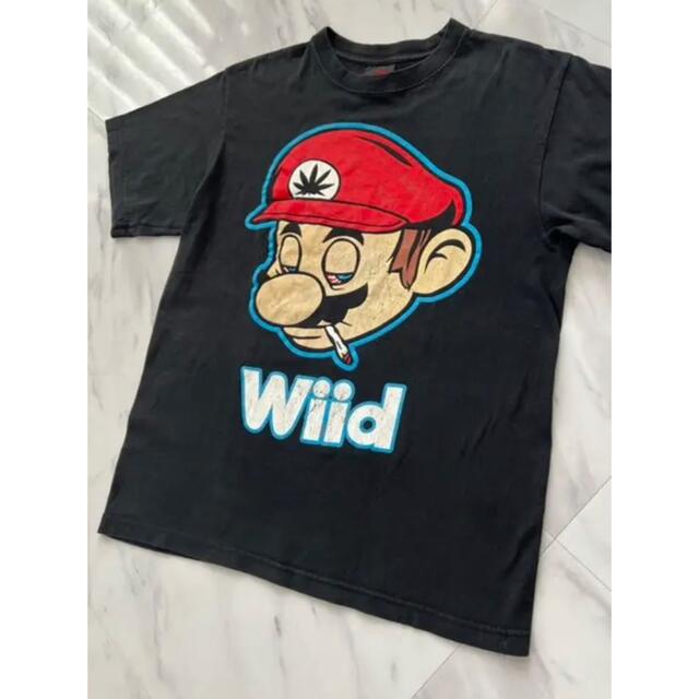 Vintage 00s Wiid マリオ Tシャツ L Super Mario