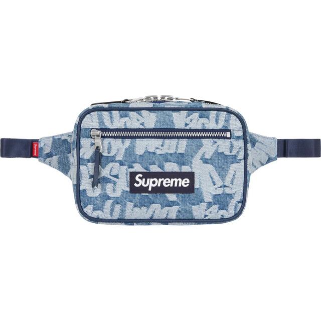 Supreme Fat Tip Jacquard Denim Waist Bag