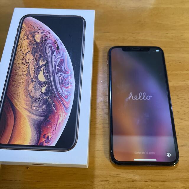 iPhone Xs 64GB Gold simフリー