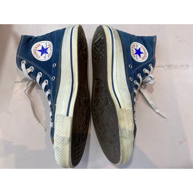 CONVERSE - 80s USA製 コンバース オールスター 紺 25.5センチの CONVERSE - 80s USA製 コンバース オールスター 紺 25.5センチの