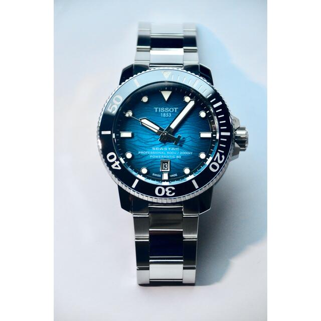 全品送料無料】 TISSOT - ティソ シースター2000 ブルーグラデーション