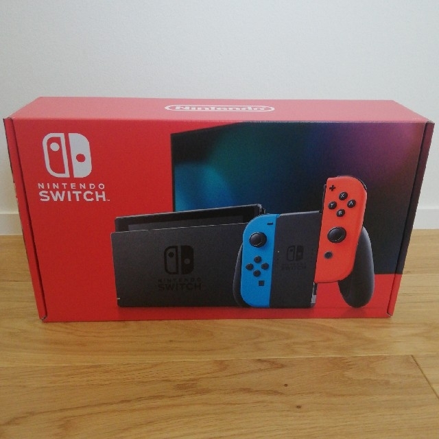 新品未使用　ニンテンドースイッチ　ネオンブルー/ネオンレッド　switch