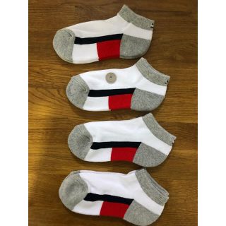 トミーヒルフィガー(TOMMY HILFIGER)の新品トミーヒルフィガーTOMMY HILFIGERレディースソックス4足セット9(ソックス)