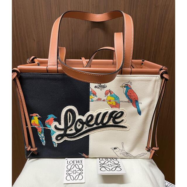 全国総量無料で LOEWE ロエベ オウム トートバッグ - トートバッグ