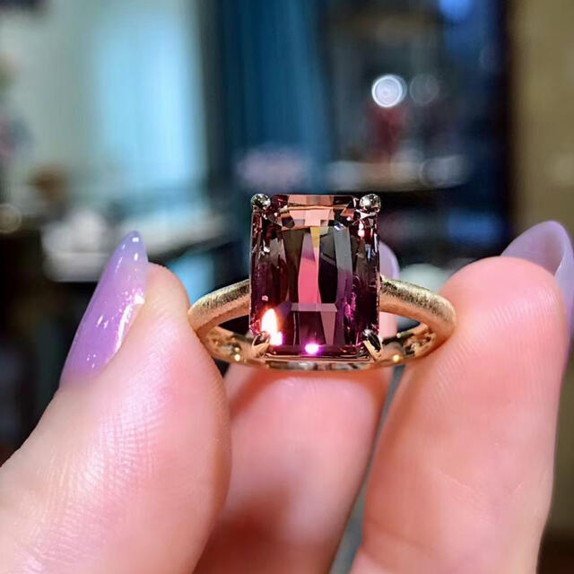 天然トルマリン リング8.5ct k18 ¥