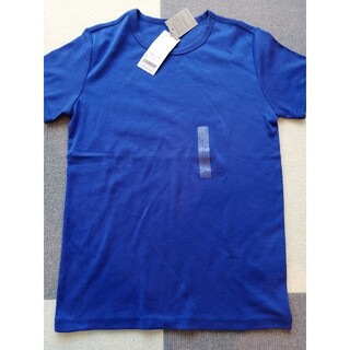 ユニクロ(UNIQLO)の【未使用】ユニクロ ブルー Tシャツ(Tシャツ(半袖/袖なし))