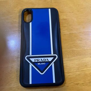 プラダ(PRADA)の【PRADA】iPhone XS ケース　ブラック(iPhoneケース)