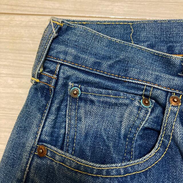 復刻◆LEVI'S リーバイス◆66501 パッチワークカスタム リメイクデニム