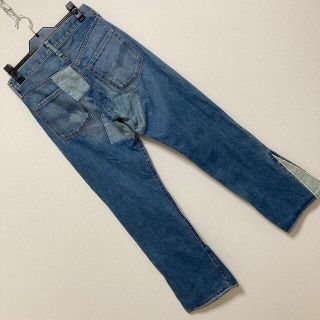 復刻◆LEVI'S リーバイス◆66501 パッチワークカスタム リメイクデニム