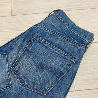 濃紺パッチワークカスタム◆Levi's66501◆W32日本製復刻ジーンズ681