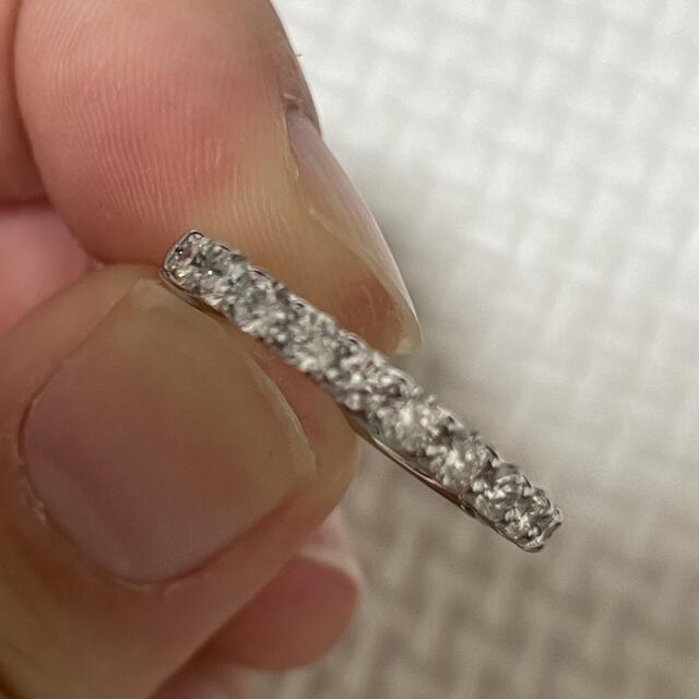 【未使用】あきら宝石　プラチナ エタニティ リング 0.65ct