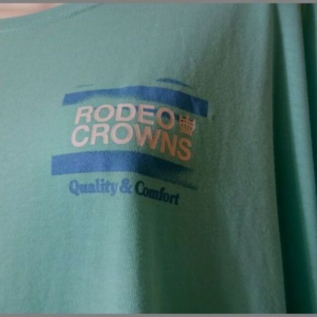 RODEO CROWNS(ロデオクラウンズ)のRODEO CROWNSロデオ♡王冠をプリントBIGシルエットTシャツワンピ レディースのワンピース(ひざ丈ワンピース)の商品写真