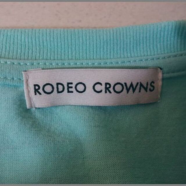 RODEO CROWNS(ロデオクラウンズ)のRODEO CROWNSロデオ♡王冠をプリントBIGシルエットTシャツワンピ レディースのワンピース(ひざ丈ワンピース)の商品写真