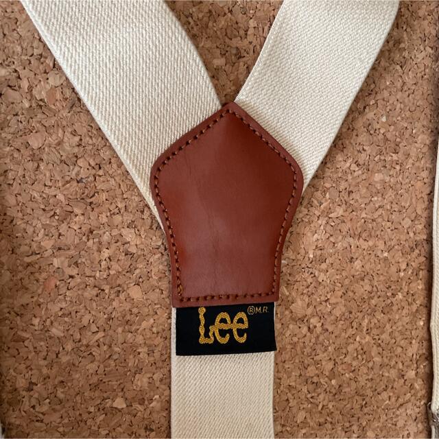 Lee(リー)のLee  サスペンダー　 ゴム  ベージュ メンズのファッション小物(サスペンダー)の商品写真