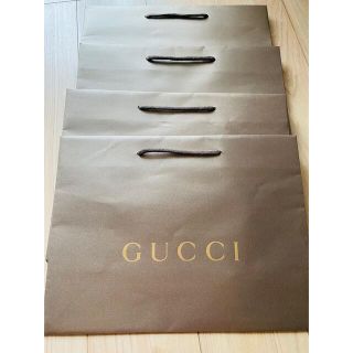 グッチ(Gucci)のグッチ　ショップ袋　ショッピングバッグ　紙袋　4つセット(ショップ袋)