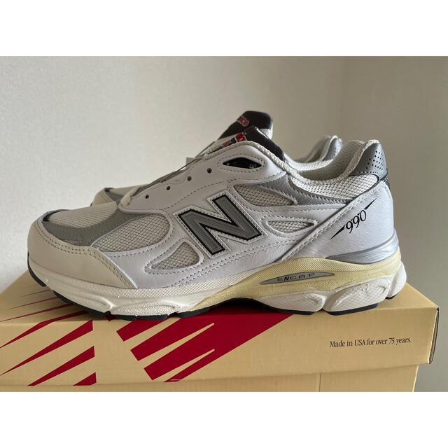 靴/シューズニューバランス公式購入　納品書付　NEW BALANCE M990AL3 992