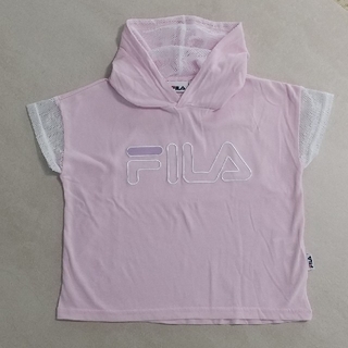 フィラ(FILA)のFILA Tシャツ フードつき ピンク 120(Tシャツ/カットソー)