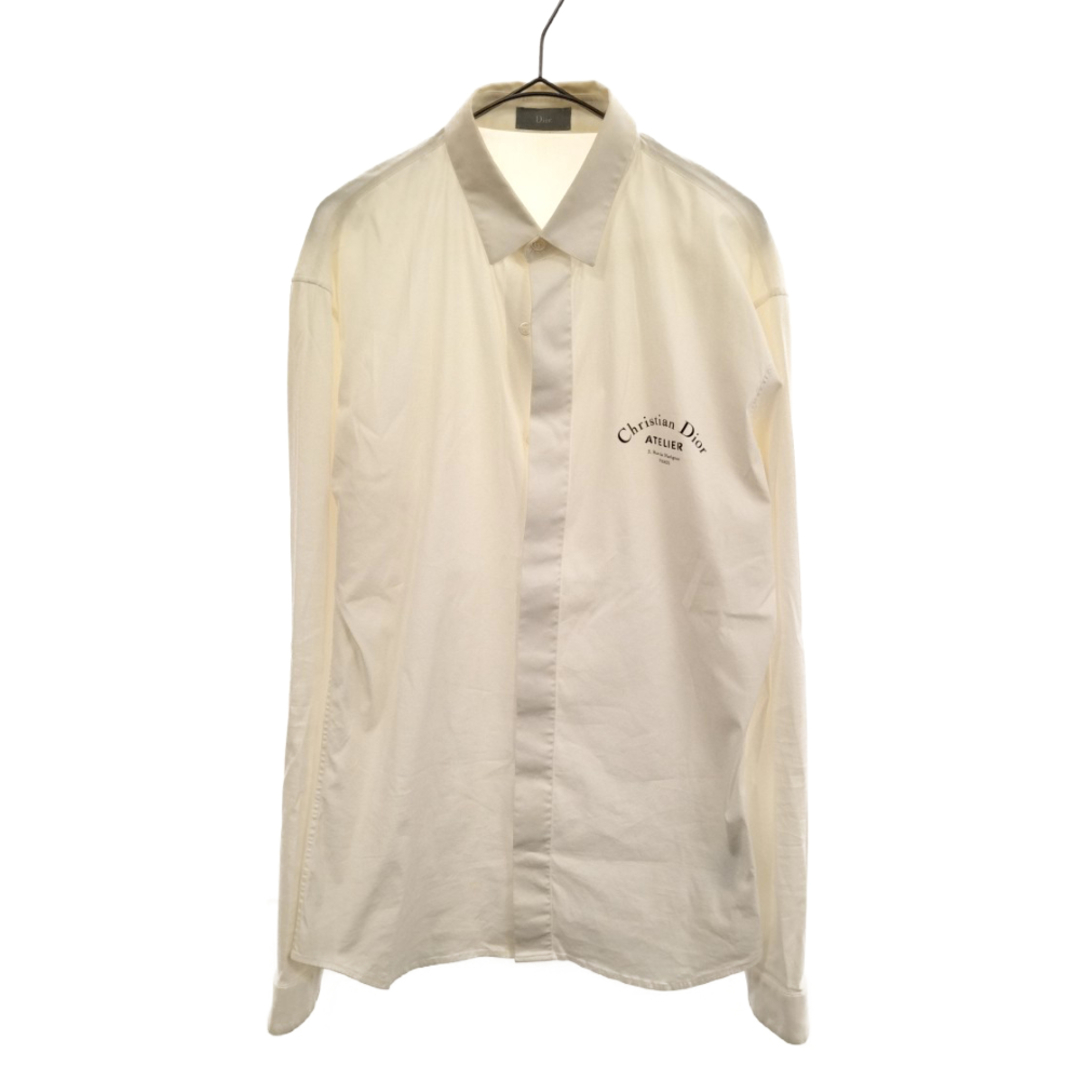 DIOR ディオール 18AW Atelier Shirts アトリエロゴ長袖シャツ 433C529I2635 ホワイト