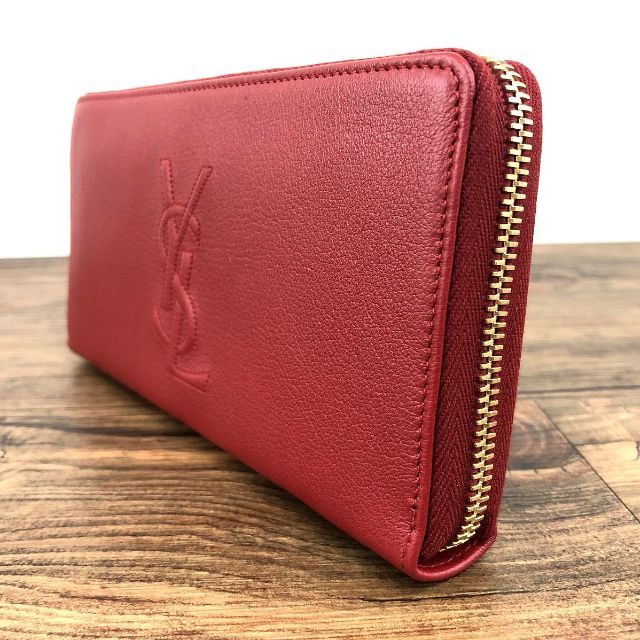 未使用品 Saint Laurent 長財布 352904 レッド 203 | hartwellspremium.com