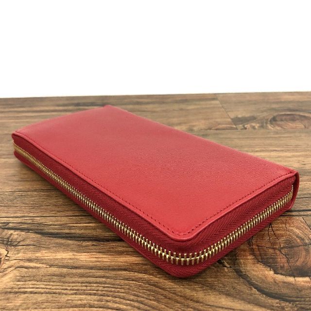 未使用品 Saint Laurent 長財布 352904 レッド 203