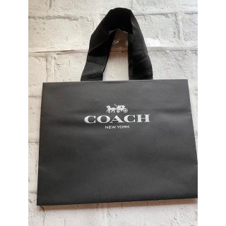 コーチ(COACH)のCOACH コーチ 紙袋 ショッパー ブラック(ショップ袋)