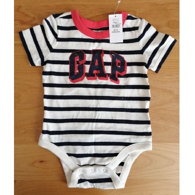 babyGAP(ベビーギャップ)のbaby GAP 半袖ボディシャツ キッズ/ベビー/マタニティのベビー服(~85cm)(ロンパース)の商品写真