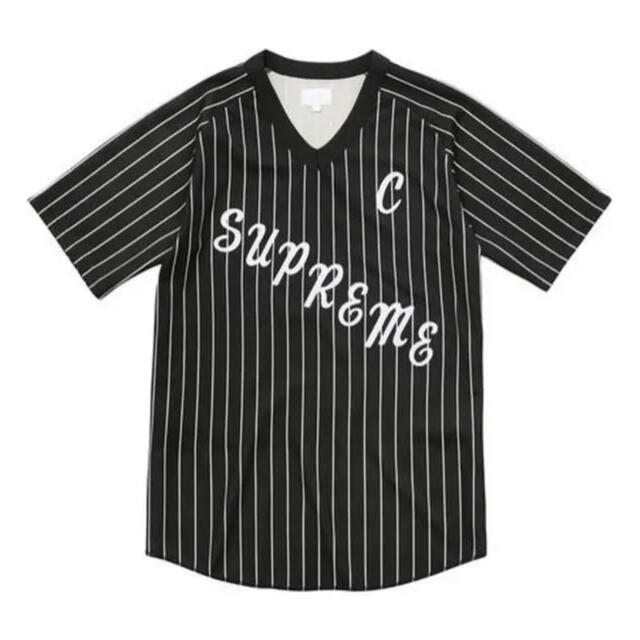 メンズM 黒 Supreme A.D Baseball Jersey Black 新品