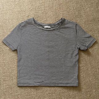 ザラ(ZARA)のZARA トップス ボーダー サイズM(Tシャツ/カットソー(半袖/袖なし))