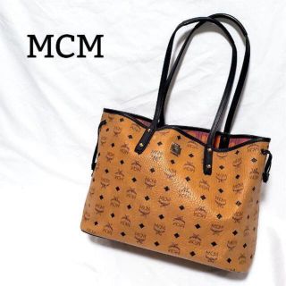 エムシーエム(MCM)の MCM トートバッグ レザー ヴィセトス柄 モノグラム リバーシブル(トートバッグ)