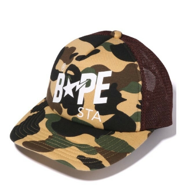 A BATHING APE 1ST CAMO BAPE STA MESH CAP