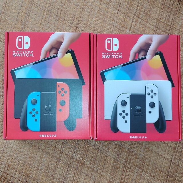 任天堂 Switch 有機ELモデル ネオン、ホワイト-
