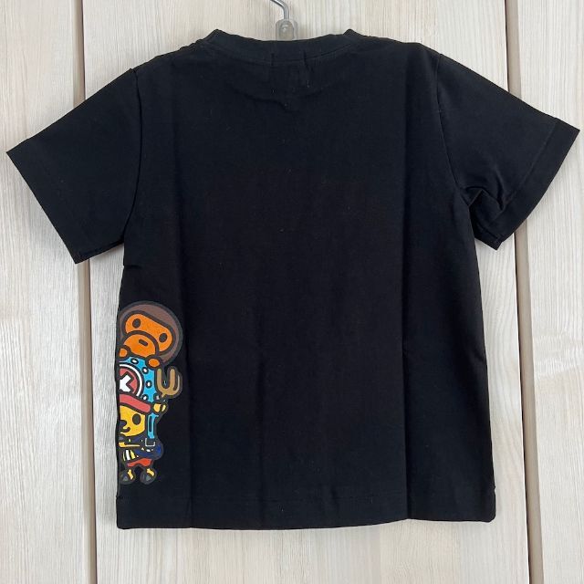 A BATHING APE(アベイシングエイプ)のBAPE Tシャツ 100cm キッズ ワンピース コラボ ONE PIECE キッズ/ベビー/マタニティのキッズ服男の子用(90cm~)(Tシャツ/カットソー)の商品写真