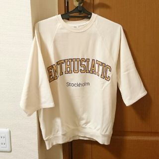 グローバルワーク(GLOBAL WORK)のグローバルワーク ロゴスウェットTシャツ(Tシャツ/カットソー(半袖/袖なし))