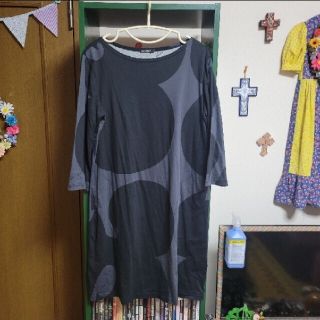 マリメッコ(marimekko)のmarimekko　ワンピース(ひざ丈ワンピース)