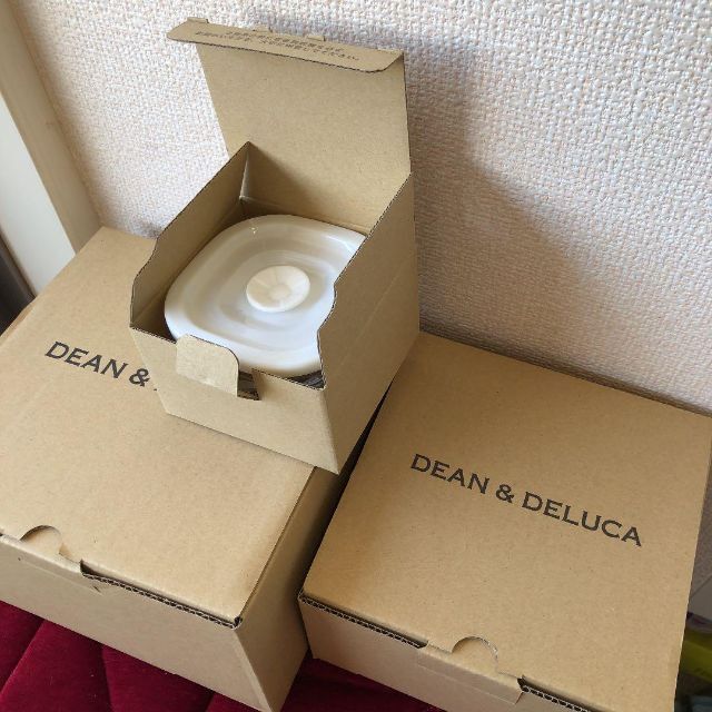 DEAN & DELUCA(ディーンアンドデルーカ)の新品☆ディーン＆デルーカ ガラス密閉コンテナ S/M/L 3個セット インテリア/住まい/日用品のキッチン/食器(食器)の商品写真