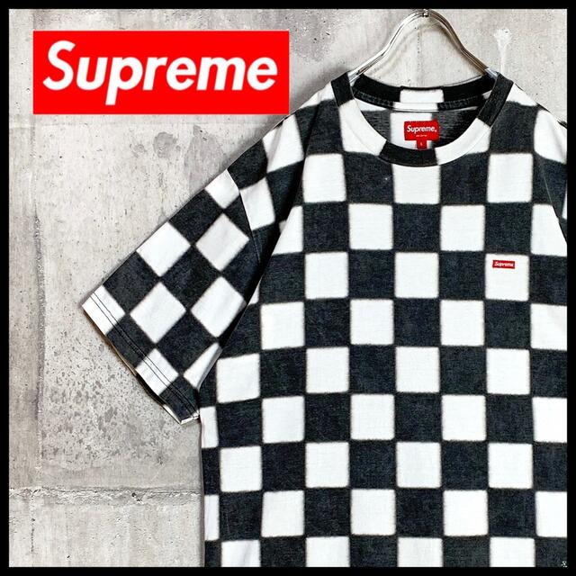 メンズ キムタク着 Supreme 17SS Checker Shirt M の通販 by にこ's shop｜ラクマ さんが