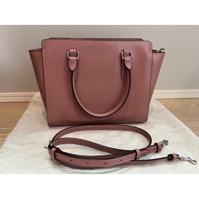 ットで COACH 2wayショルダーバッグ ピンクの通販 by m's shop|コーチなら